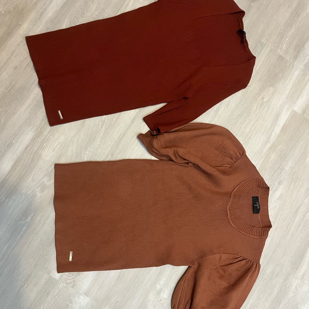 Rust and Brown Sweater Set‎